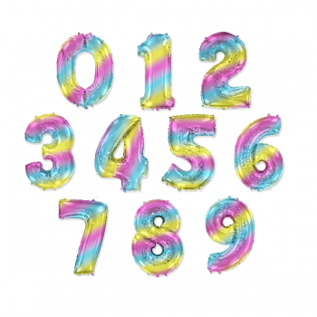 цифри райдужні