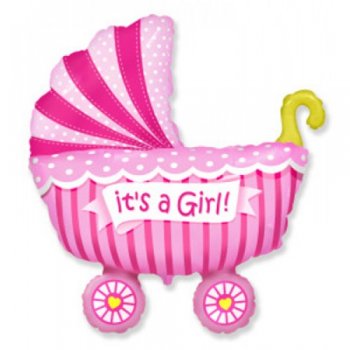 Коляска для дівчинки